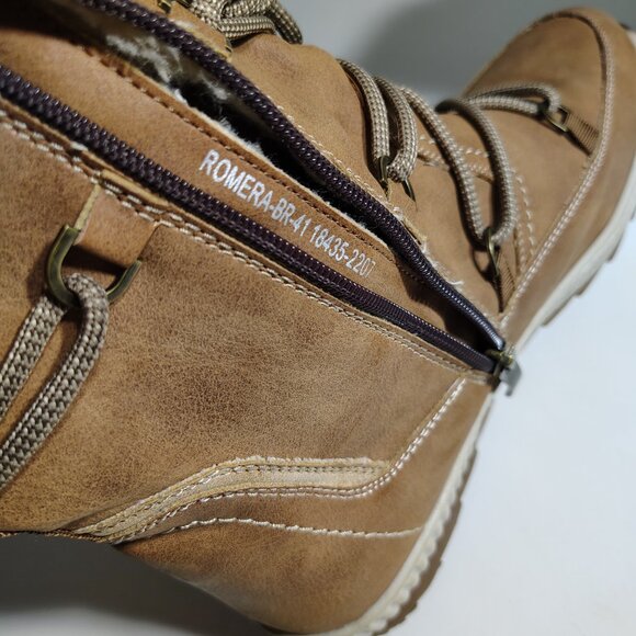 Womens Spring Step Romera Winter Boots Lace Up Ski Hiking Snow Waterproof 9.5 - Picture 11 of 14